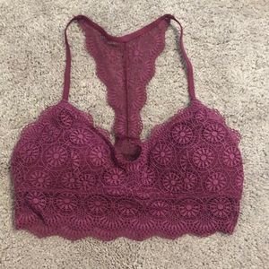 Sz S hollister brandy colored bralette padded